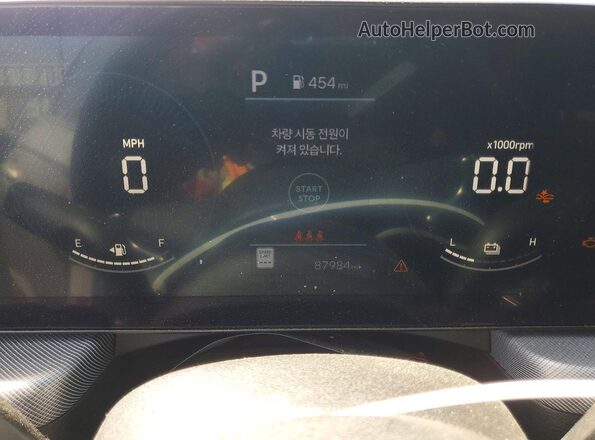 KMHL34JJ3RA090217 2024 HYUNDAI SONATA Серебряный Вид щитка приборов