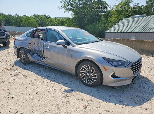 KMHL34JJ4PA055151 2023 HYUNDAI SONATA Серебряный Передняя правая четверть