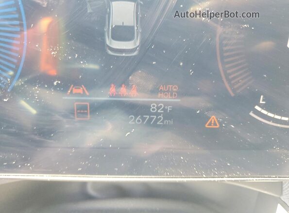 KMHL34JJ4RA096270 2024 HYUNDAI SONATA White Widok zestawu wskaźników
