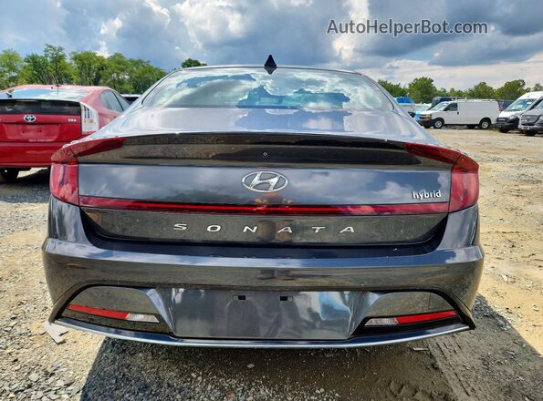KMHL34JJ5MA030965 2021 HYUNDAI SONATA Charcoal Vista trasera