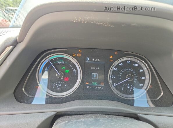 KMHL34JJ5MA030965 2021 HYUNDAI SONATA Charcoal Vista del cuadro de instrumentos