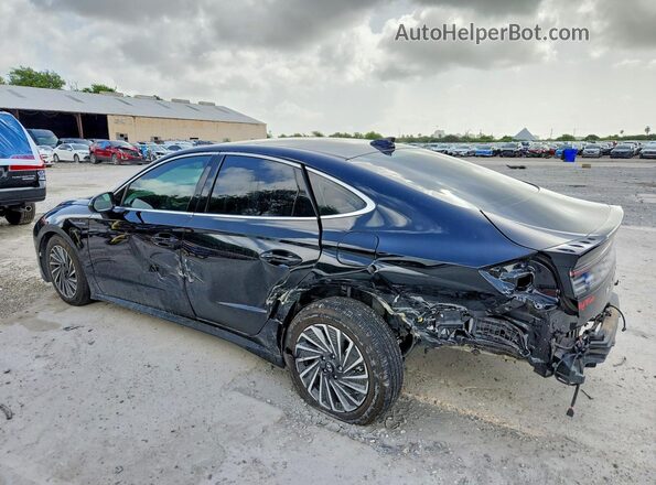 KMHL34JJ5SA112787 2025 HYUNDAI SONATA Черный Задняя левая четверть