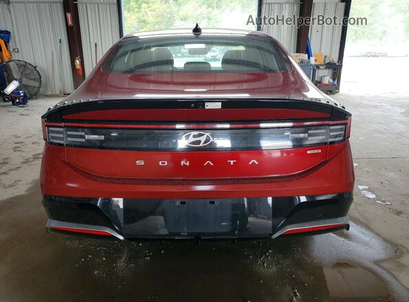 KMHL34JJ6RA097159 2024 HYUNDAI SONATA Red უკანა ხედი