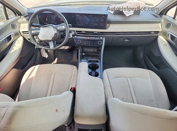 KMHL34JJ6SA104407 2025 HYUNDAI SONATA Gray Dashboard view