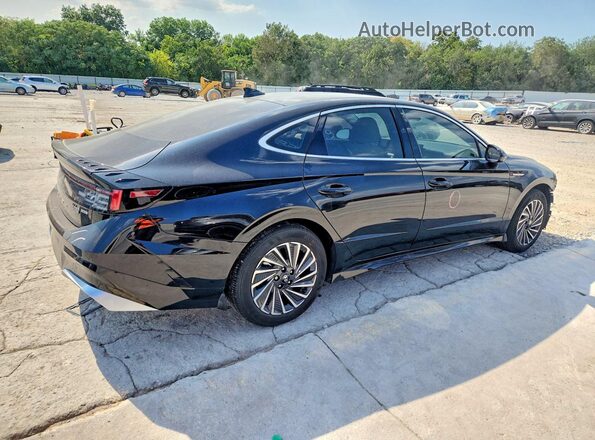 KMHL34JJXSA131481 2025 HYUNDAI SONATA Black უკანა მარჯვენა