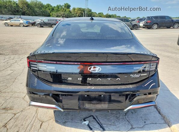 KMHL34JJXSA131481 2025 HYUNDAI SONATA Black უკანა ხედი