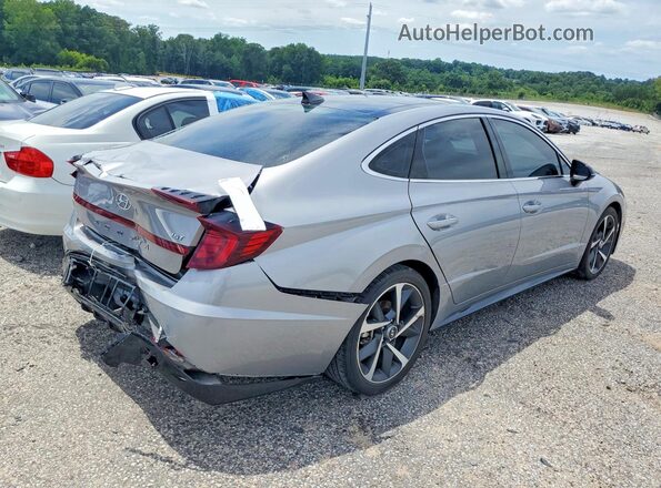 KMHL44J21PA260108 2023 HYUNDAI SONATA Silver Trasero derecho