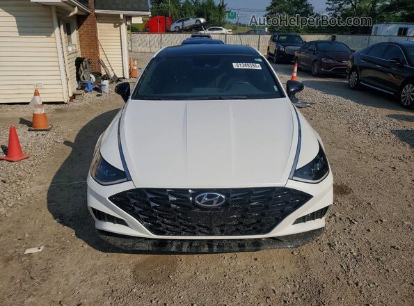 KMHL44J22NA213330 2022 HYUNDAI SONATA Белый Вид спереди