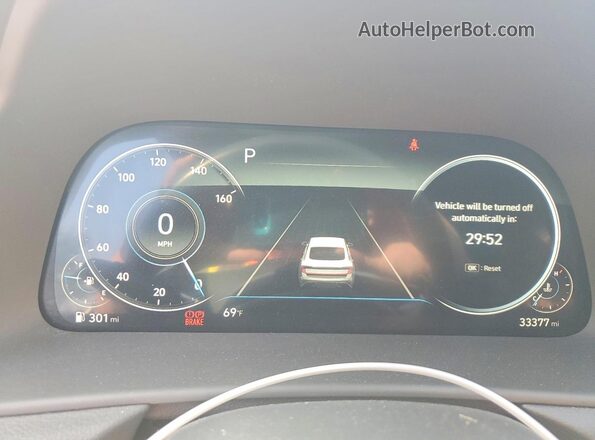 KMHL44J22NA213330 2022 HYUNDAI SONATA Белый Вид щитка приборов