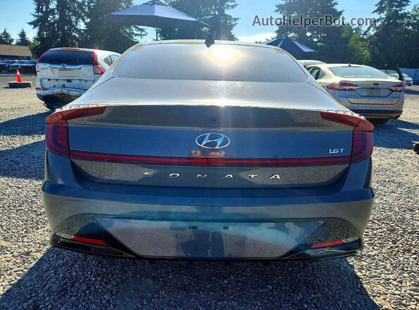 KMHL44J23PA275788 2023 HYUNDAI SONATA Gray Вид ззаду