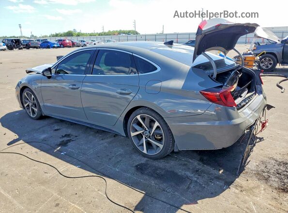 KMHL44J25NA221194 2022 HYUNDAI SONATA Серый Задняя левая четверть