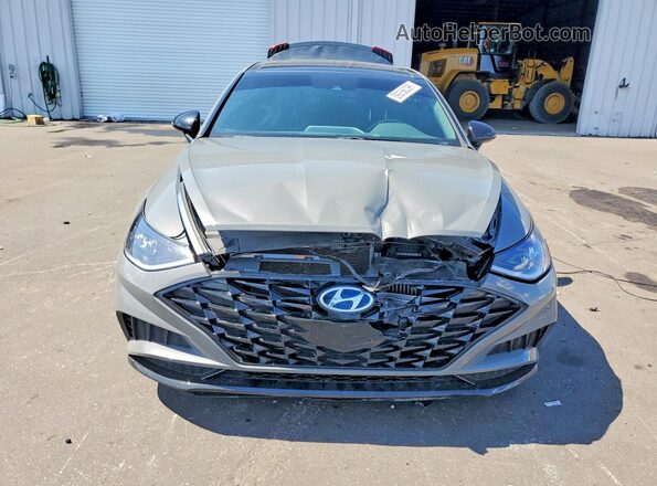 KMHL44J25NA221194 2022 HYUNDAI SONATA Серый Вид спереди