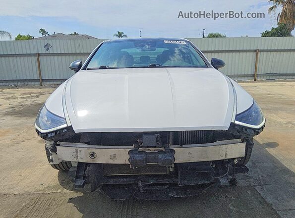 KMHL44J25PA279874 2023 HYUNDAI SONATA White Widok z przodu