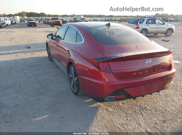 KMHL44J25PA280944 2023 HYUNDAI SONATA Red Задня ліва чверть