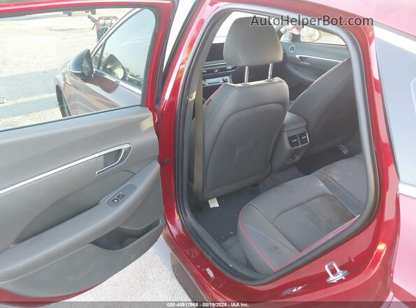 KMHL44J25PA280944 2023 HYUNDAI SONATA Red Вид наклейки з VIN-кодом
