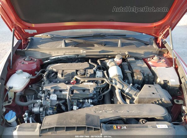 KMHL44J25PA280944 2023 HYUNDAI SONATA Red Вид ззаду