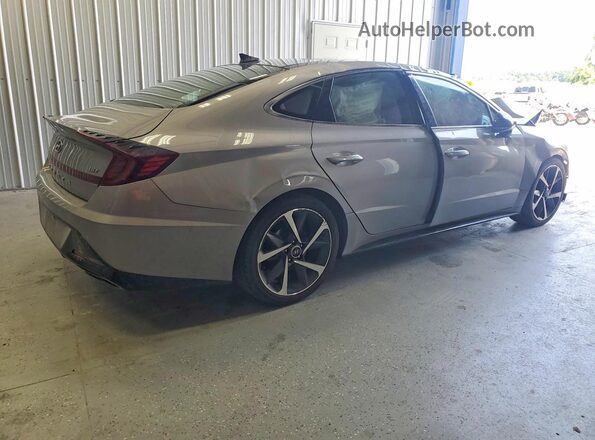 KMHL44J27PA282436 2023 HYUNDAI SONATA Silver Задня права чверть