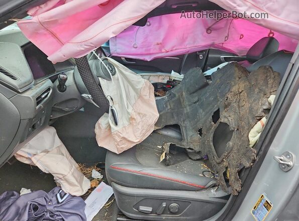 KMHL44J27PA282436 2023 HYUNDAI SONATA Silver Вид салону спереду