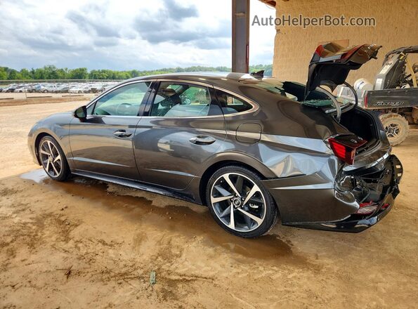 KMHL44J28PA272837 2023 HYUNDAI SONATA Угольный Задняя левая четверть