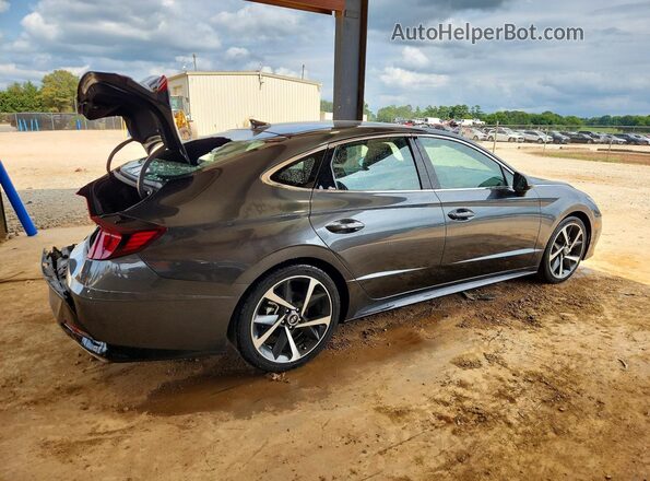 KMHL44J28PA272837 2023 HYUNDAI SONATA Угольный Задняя правая четверть