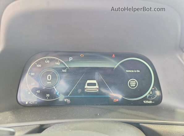 KMHL44J28PA272837 2023 HYUNDAI SONATA Угольный Вид щитка приборов