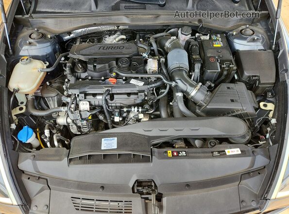 KMHL44J28PA272837 2023 HYUNDAI SONATA Угольный Вид задней части салона