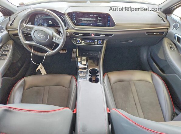 KMHL44J28PA272837 2023 HYUNDAI SONATA Угольный Вид панели приборов