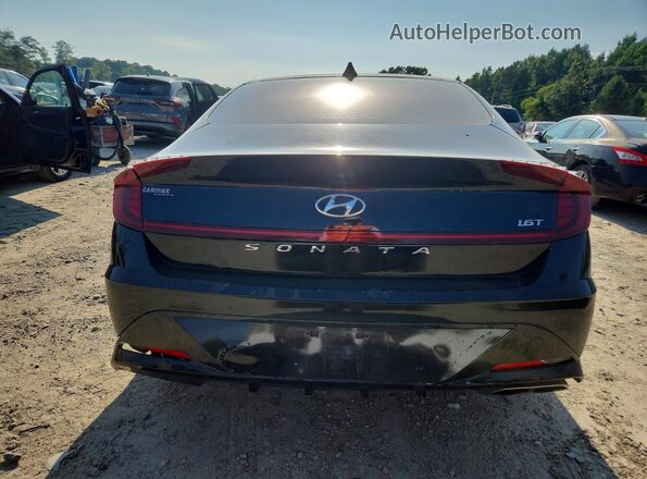 KMHL44J2XNA208716 2022 HYUNDAI SONATA Black Rear view