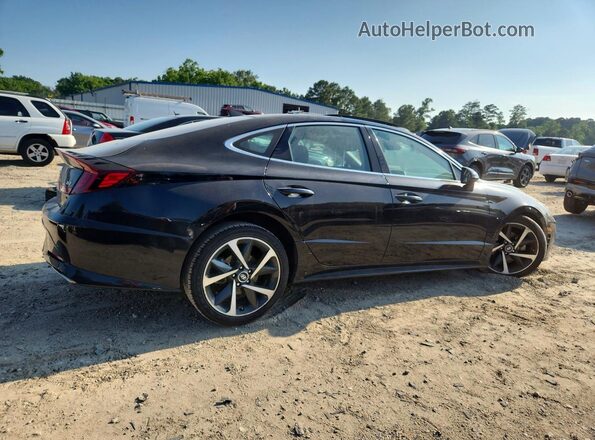 KMHL44J2XNA208716 2022 HYUNDAI SONATA Black Rear right