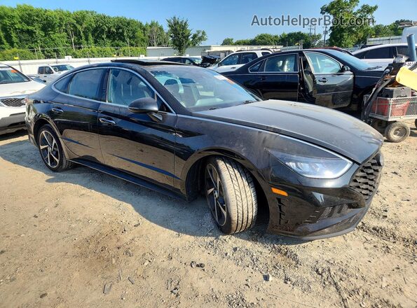 KMHL44J2XNA208716 2022 HYUNDAI SONATA Black Front right
