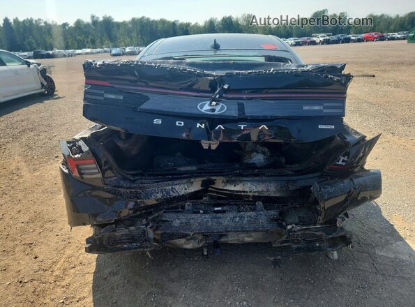 KMHL44JA8SA431081 2025 HYUNDAI SONATA Black Widok z tyłu