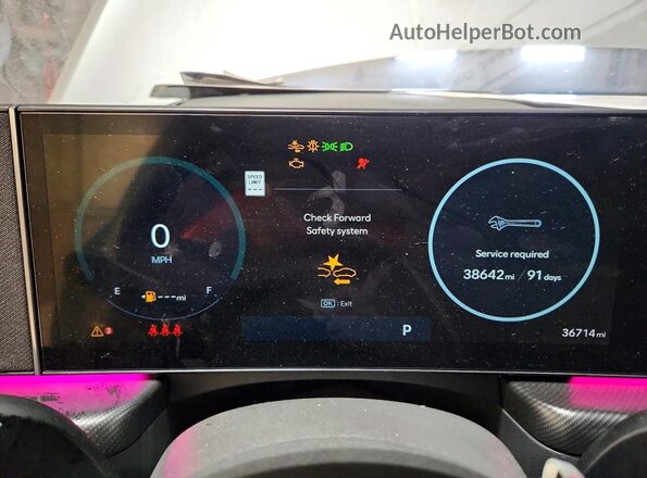 KMHL54JC0SA431655 2027 HYUNDAI SONATA Silver Instrument cluster view
