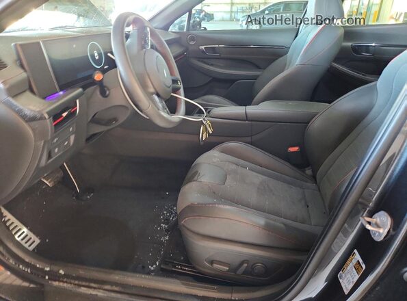 KMHL54JC2RA399964 2024 HYUNDAI SONATA Charcoal წინა სალონის ხედი