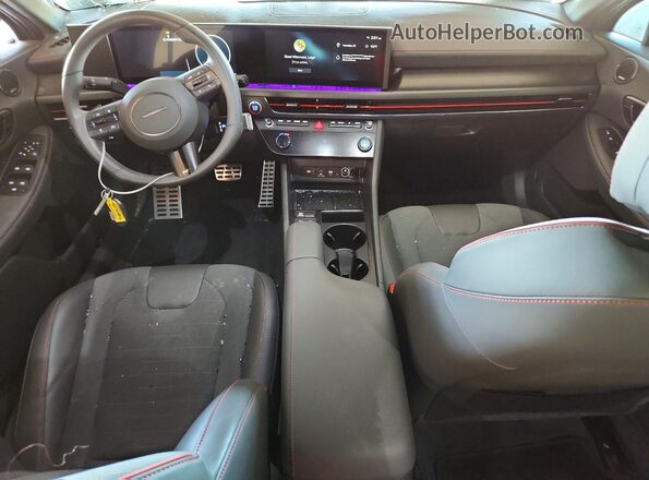 KMHL54JC2RA399964 2024 HYUNDAI SONATA Charcoal წინა პანელის ხედი