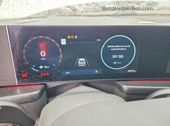 KMHL54JC5RA384746 2024 HYUNDAI SONATA White Вид щитка приладів