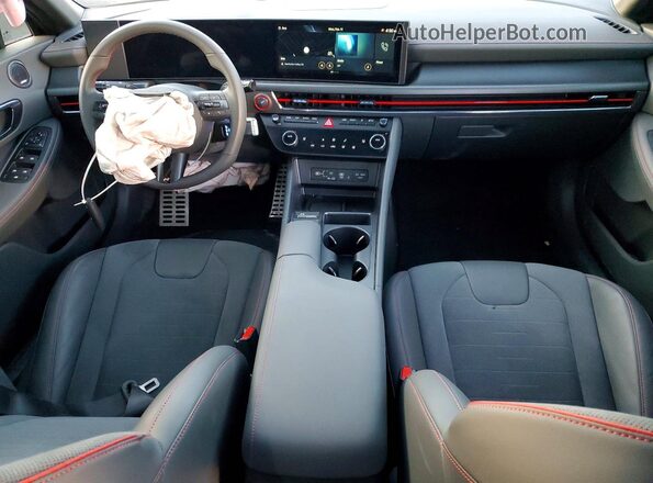 KMHL54JC7SA494011 2025 HYUNDAI SONATA Black Widok deski rozdzielczej