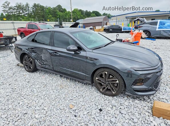KMHL54JCXRA370809 2024 HYUNDAI SONATA Gray Przód prawy