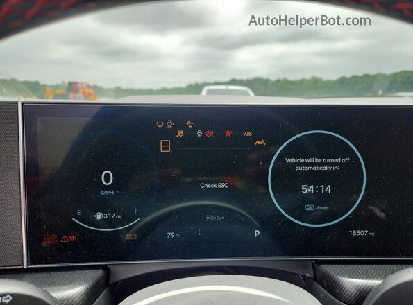 KMHL54JCXRA370809 2024 HYUNDAI SONATA Gray Widok zestawu wskaźników