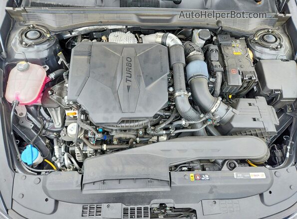 KMHL54JCXRA370809 2024 HYUNDAI SONATA Gray Widok wnętrza z tyłu