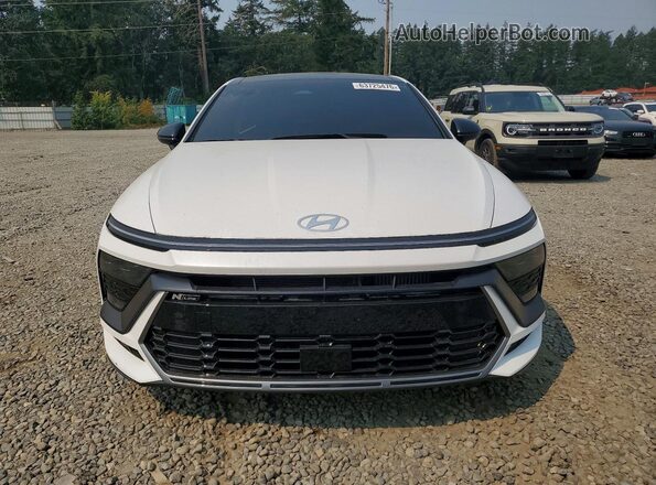 KMHL54JCXSA518513 2025 HYUNDAI SONATA White Դիմացի տեսք