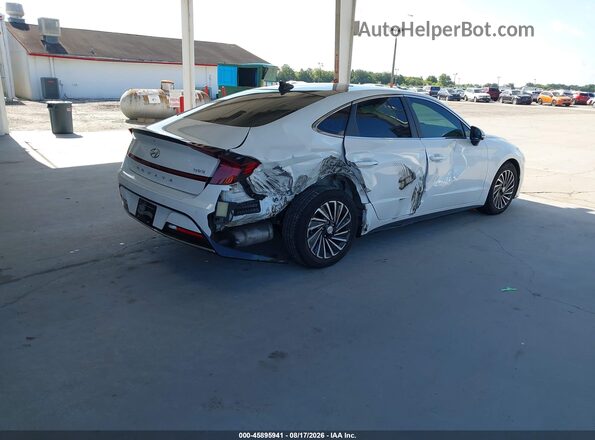 KMHL54JJ0MA024310 2021 HYUNDAI SONATA White Rear right