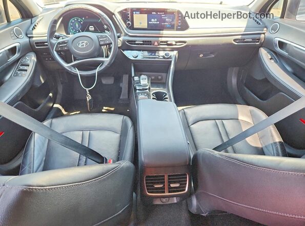 KMHL54JJ3MA032854 2021 HYUNDAI SONATA Серебряный Вид панели приборов