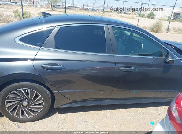KMHL54JJ3PA075207 2023 HYUNDAI SONATA HYBRID Gray Սալոնի հետևի տեսք