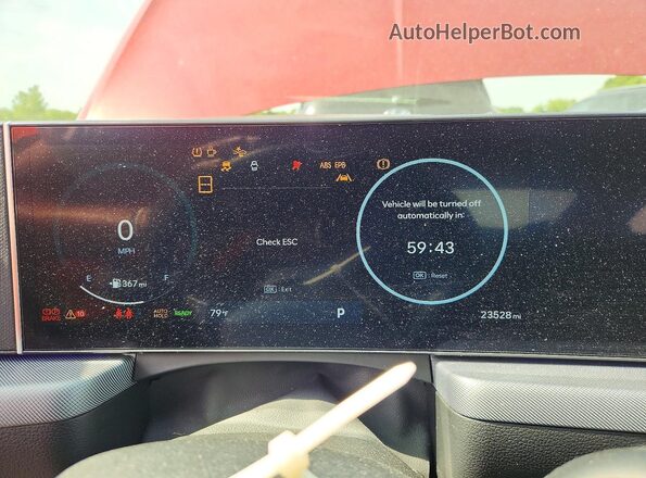 KMHL54JJ4SA114766 2025 HYUNDAI SONATA Red Instrument cluster view