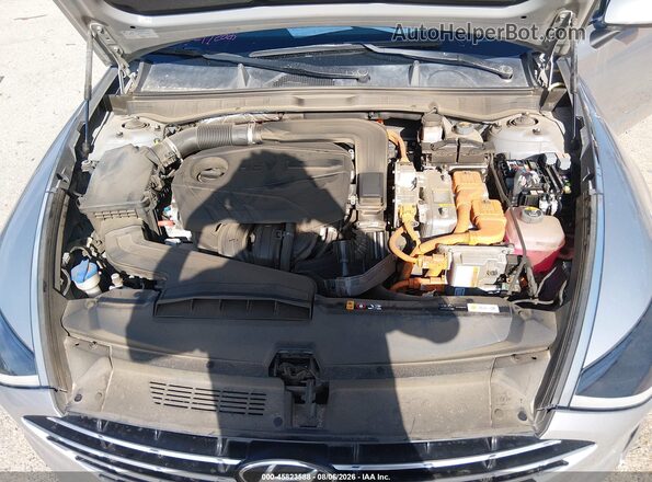 KMHL54JJ9MA036617 2021 HYUNDAI SONATA Silver უკანა ხედი