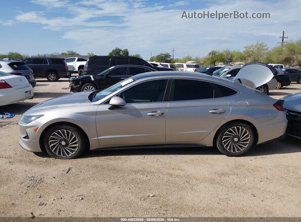 KMHL54JJ9MA036617 2021 HYUNDAI SONATA Silver უკანა სალონის ხედი
