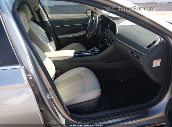KMHL54JJ9MA036617 2021 HYUNDAI SONATA Silver წინა სალონის ხედი