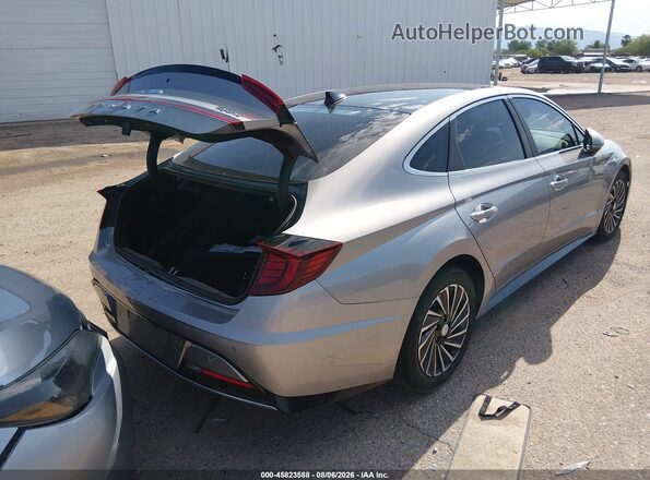 KMHL54JJ9MA036617 2021 HYUNDAI SONATA Silver უკანა მარჯვენა