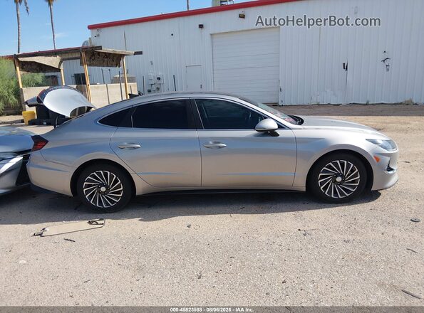 KMHL54JJ9MA036617 2021 HYUNDAI SONATA Silver ხელსაწყოთა პანელის ხედი