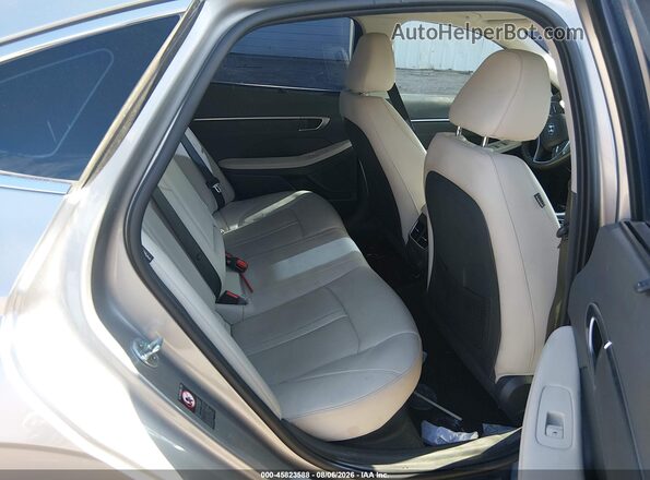 KMHL54JJ9MA036617 2021 HYUNDAI SONATA Silver VIN კოდის სტიკერის ხედი